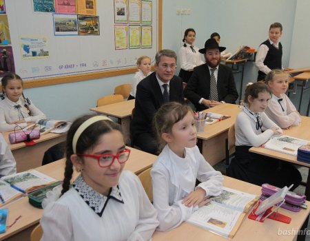 Радий Хәбиров Өфөлә синагогалы Йәһүд милли-мәҙәни үҙәгендә булды