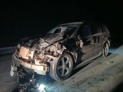 Әбйәлилдә сит ил автомобиле йылҡы өйөрөнә барып бәрелгән