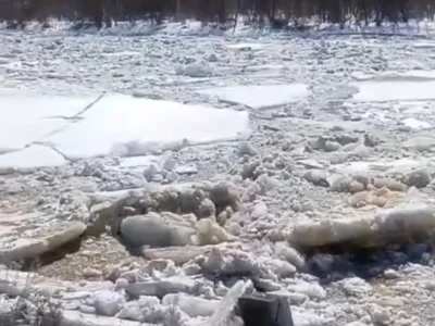 Тәбиғәт көсө: Нөгөш йылғаһында боҙ китә