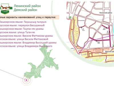 Өфөлә Вәсилә Фәттәхова Һәм Николай Красников урамдары барлыҡҡа килә