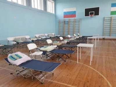 Баш ҡалала халыҡты ваҡытлыса урынлаштырыу пункты асылды