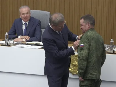 Башҡортостандан МХО-ла ҡатнашыусы Фәрит Ғәниев Шайморатов миҙалы менән бүләкләнде