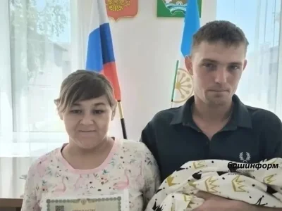 Республикала Курбатовтарҙың ишле ғаиләһендә алтынсы сабый тыуған