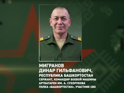 Башҡортостандан командир МХО-ла яңғыҙы дошмандың 12 дронын юҡ иткән